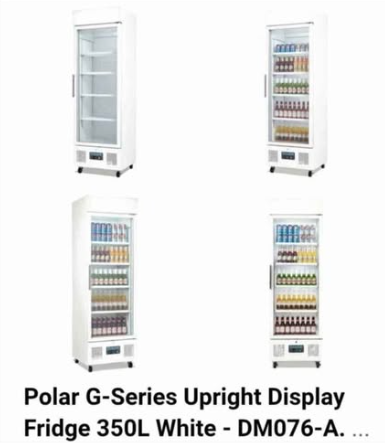 Polar Commercial Display Fridge 350L