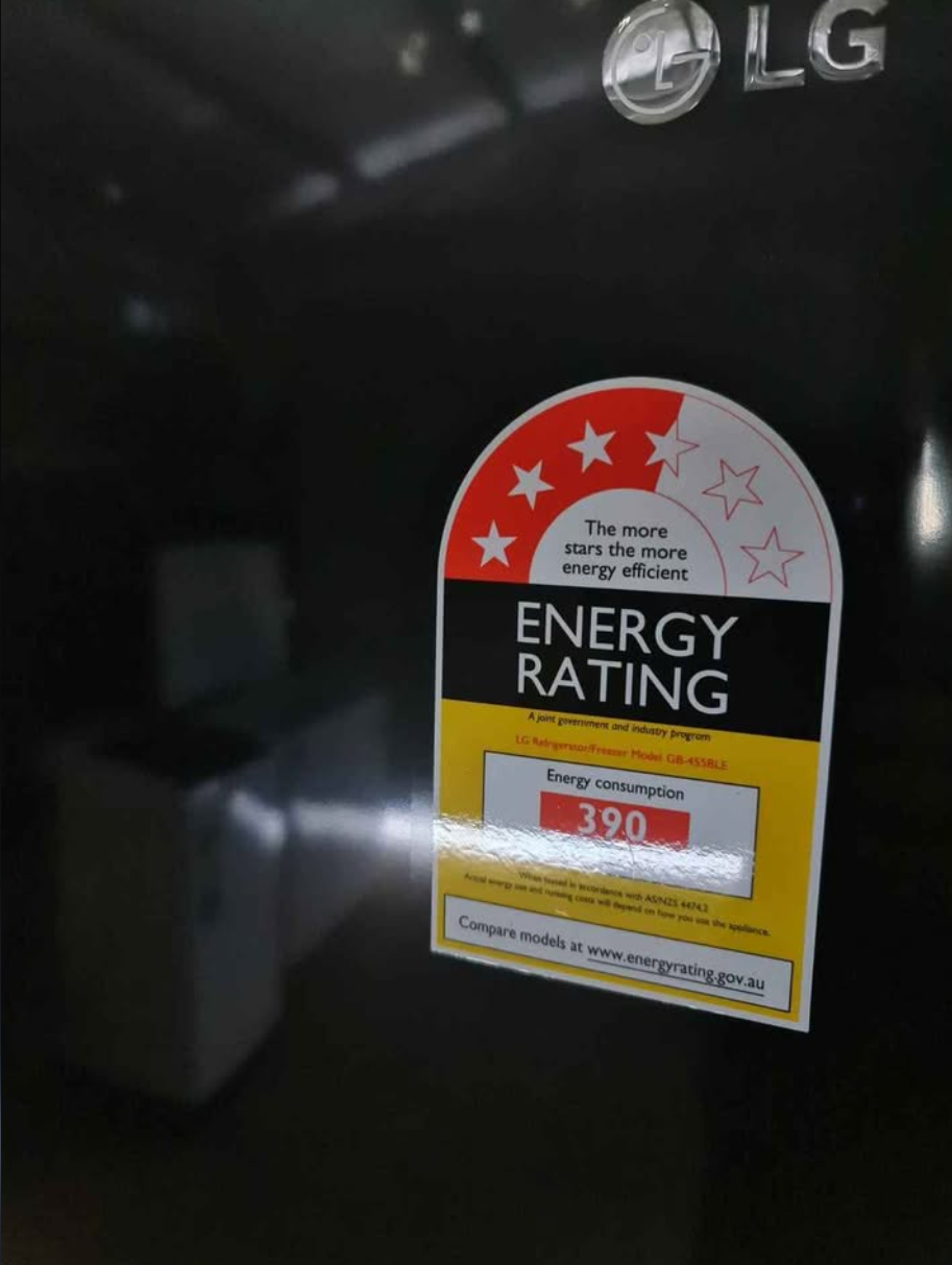 LG 454L Black Bottom Mount Fridge