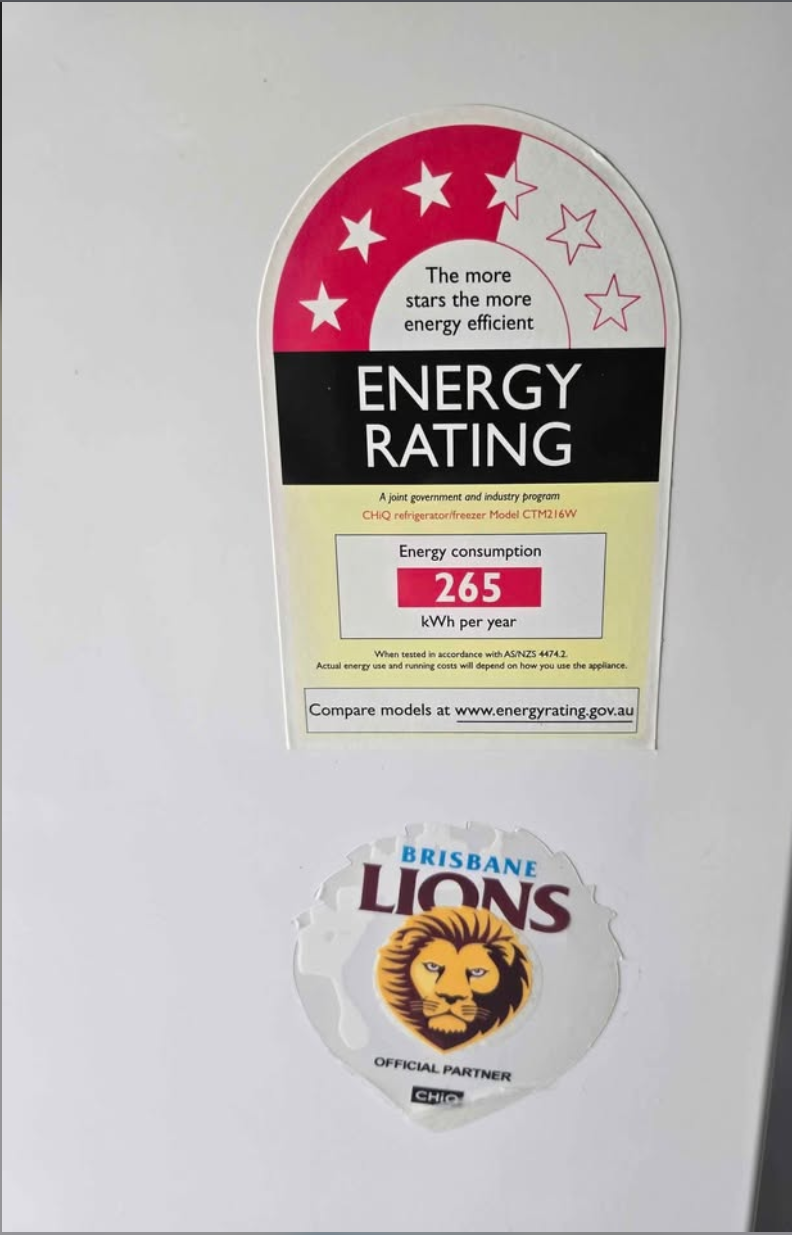 Chiq 216L Top Mount Fridge
