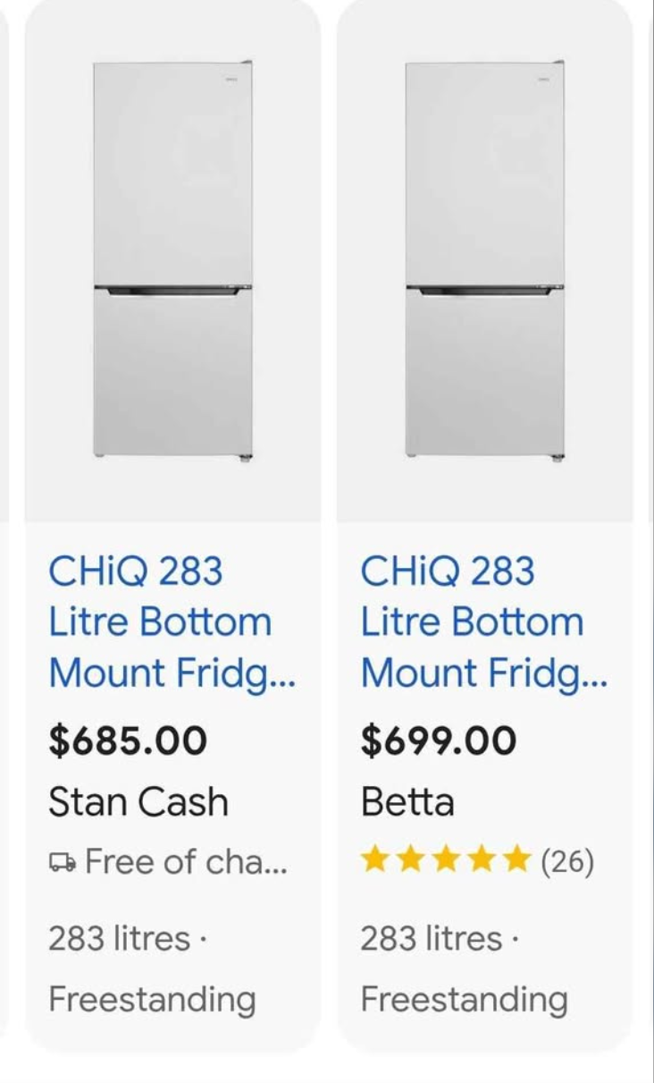 Chiq Near New 283L Bottom Mount Fridge