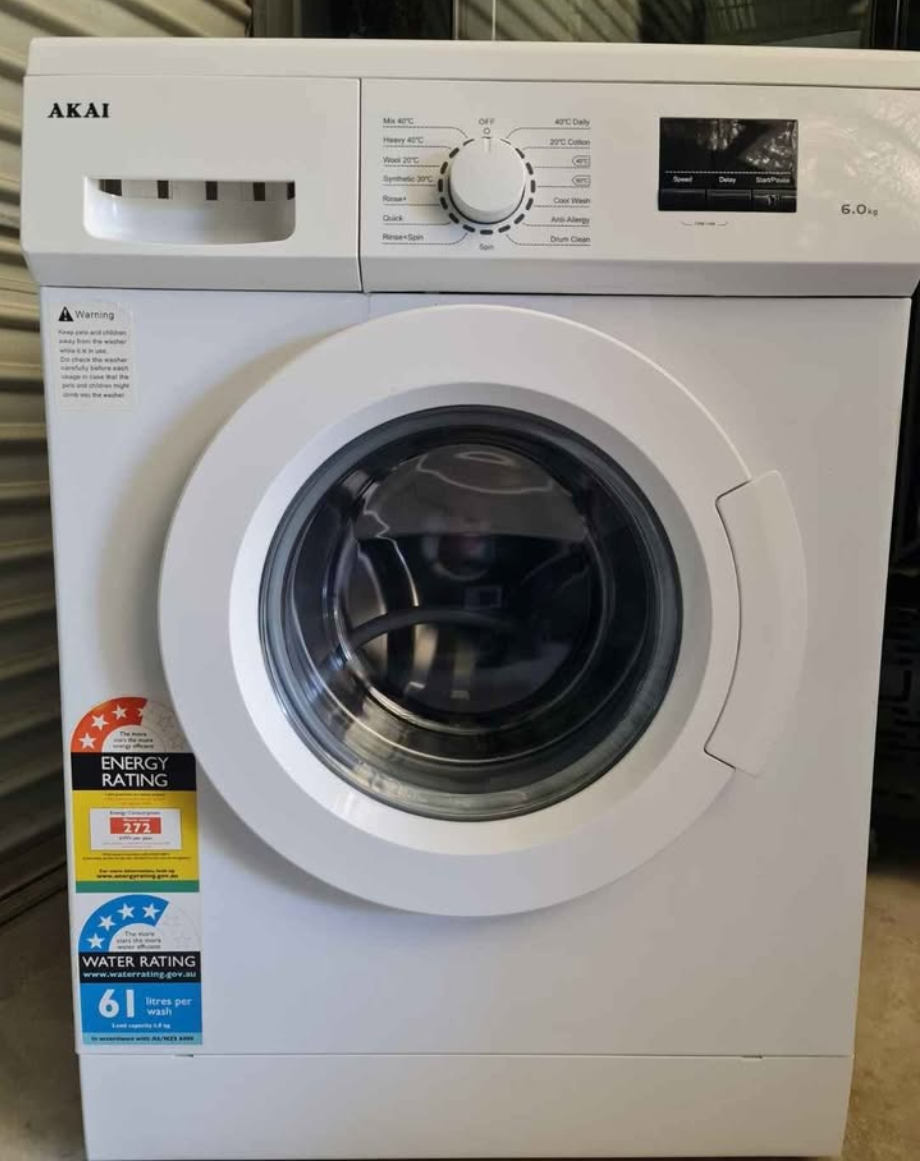 Akai Near New Front Load Washer