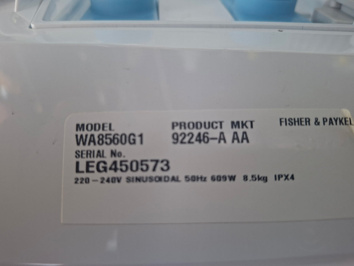Fisher Paykel Top Load Washer 8.5kg