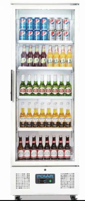 Polar Commercial Display Fridge 350L