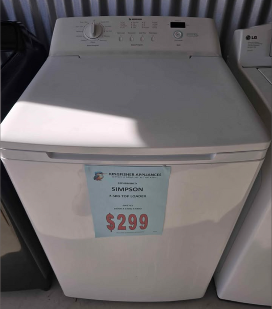 Simpson 7.5kg Top Load Washer