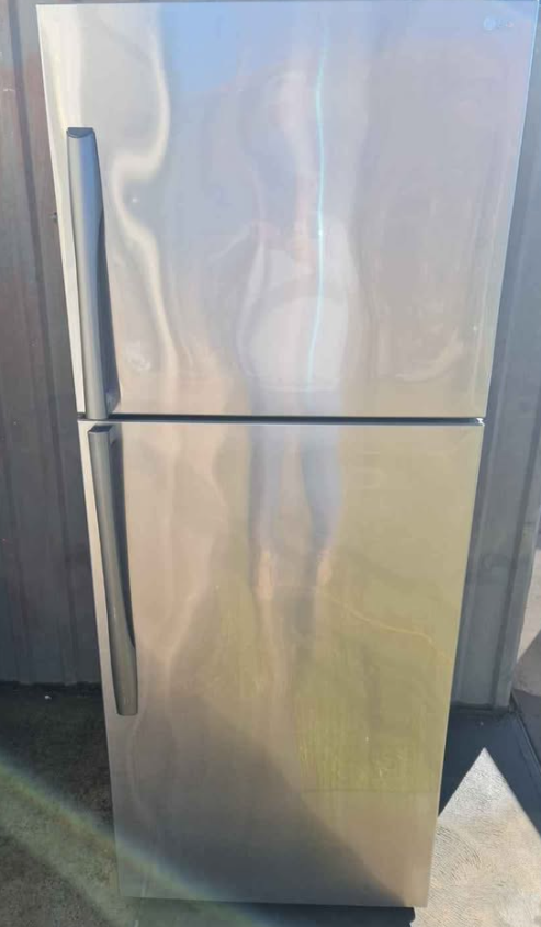 LG 422L Top Mount Stainless Fridge