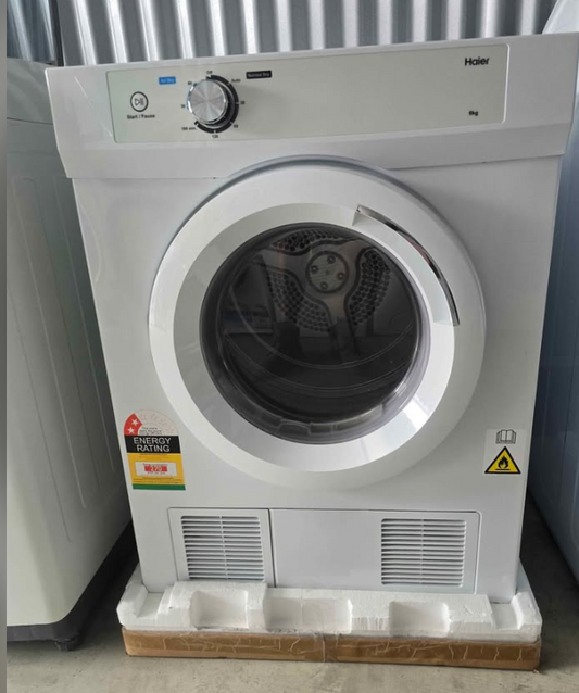Haier near new 6kg vented dryer