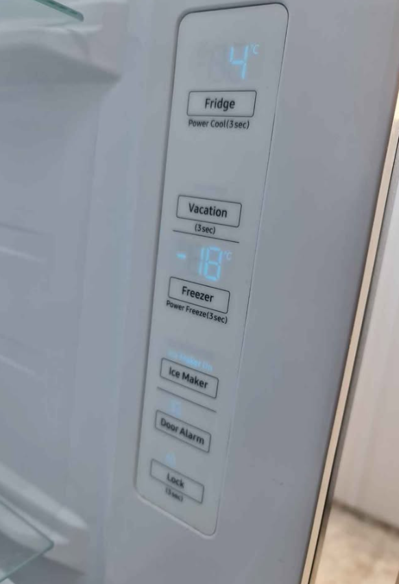 Samsung ice/water side x side plumbed