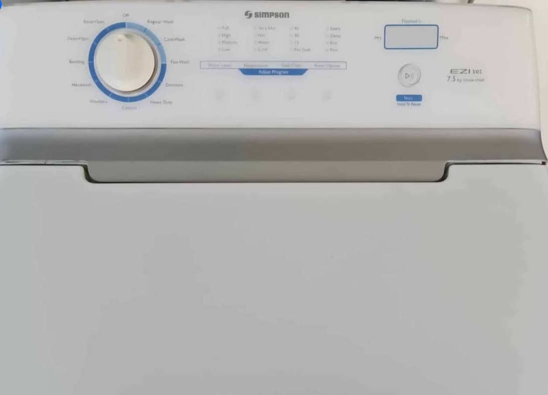 Simpson 7.5kg top load washer