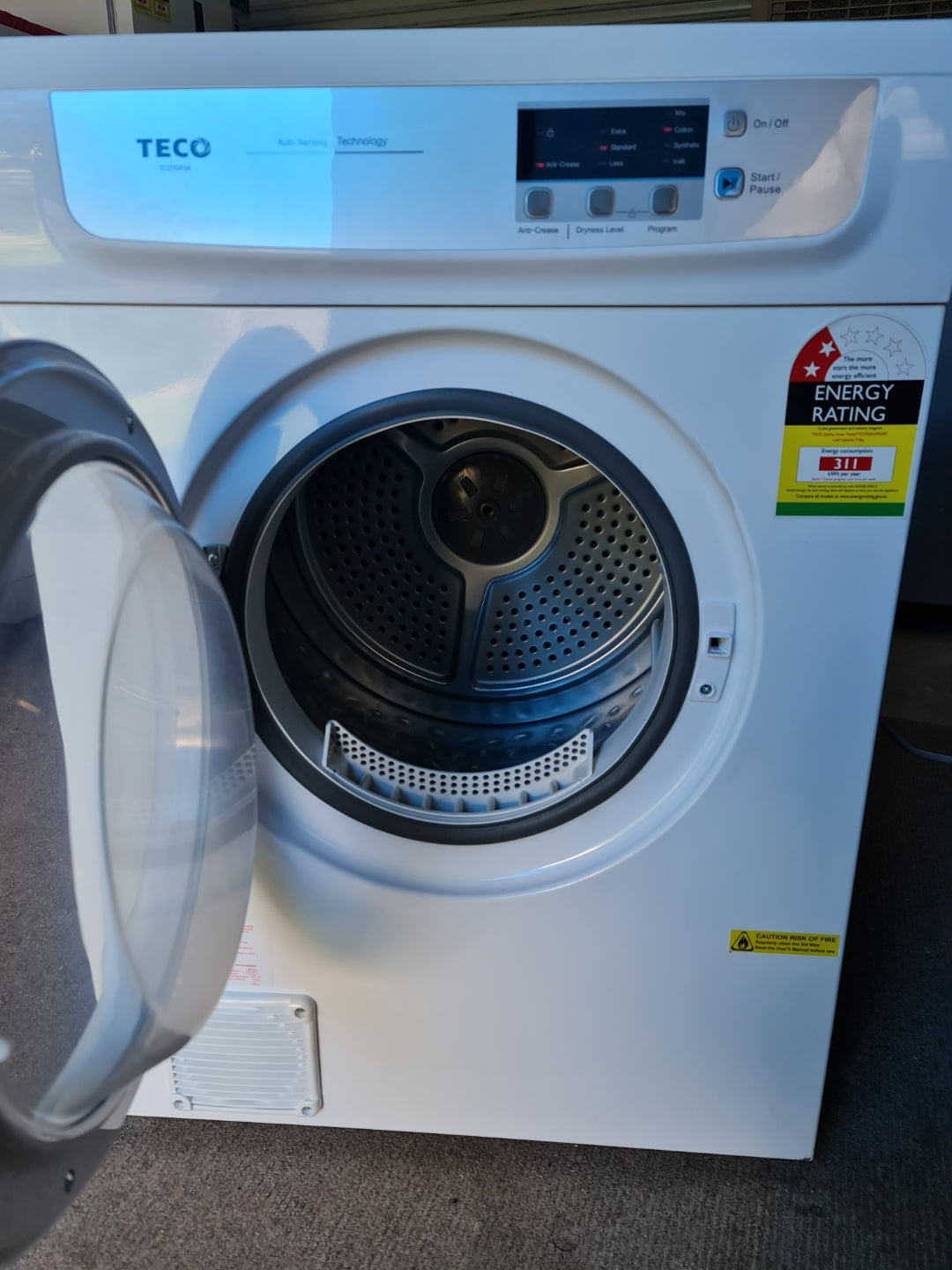 Near new Teco Dryer 7kg