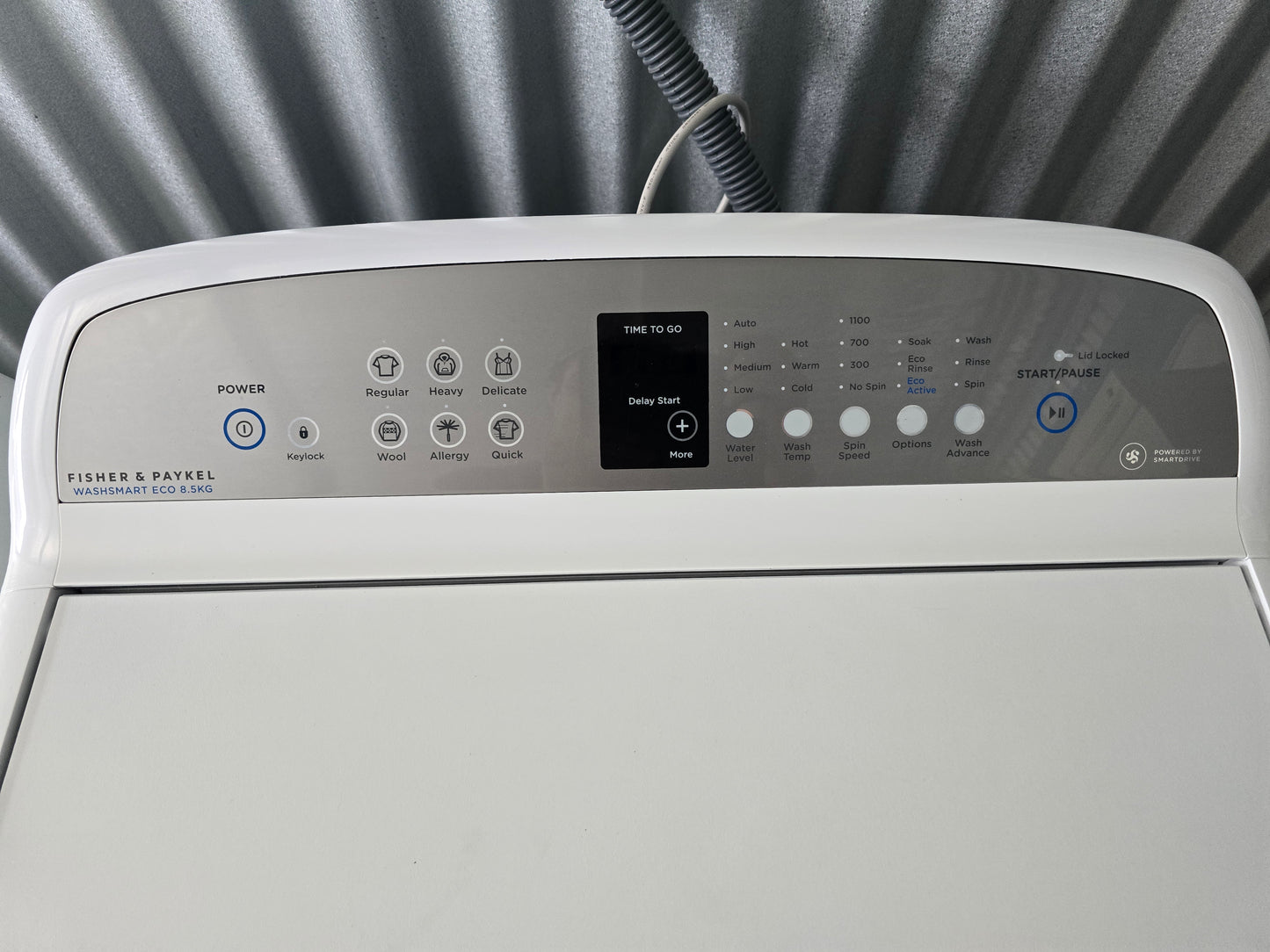 Fisher Paykel 8KG Top Load Washer