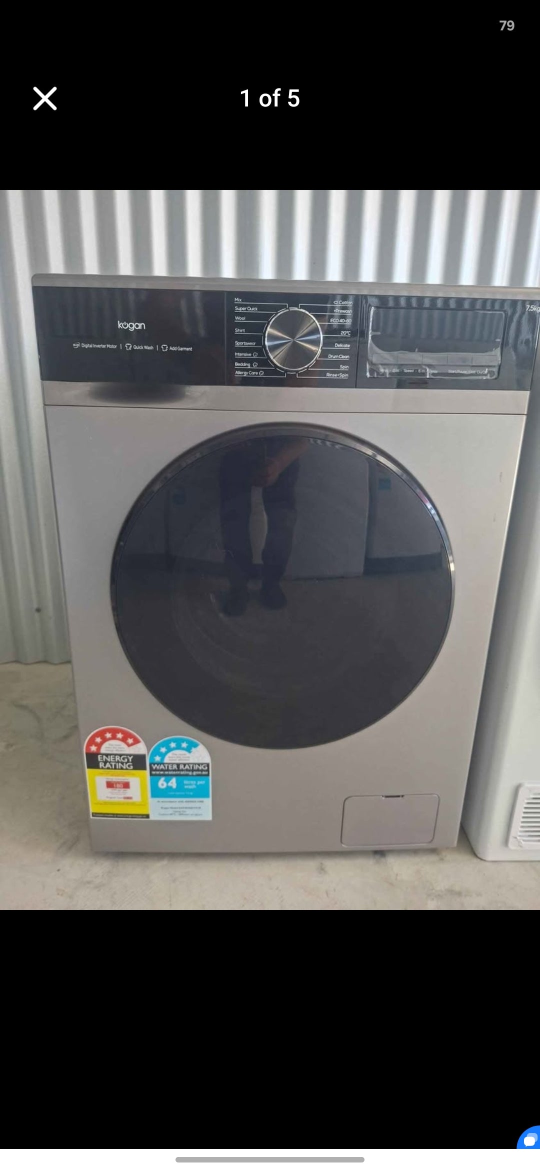New 7.5kg Kogan Front Load Washer