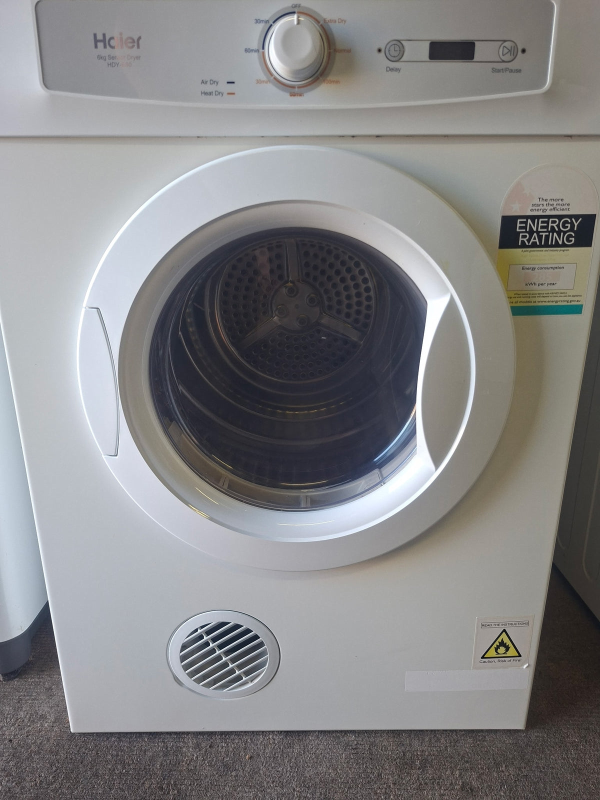 Haier vented dryer 6kg