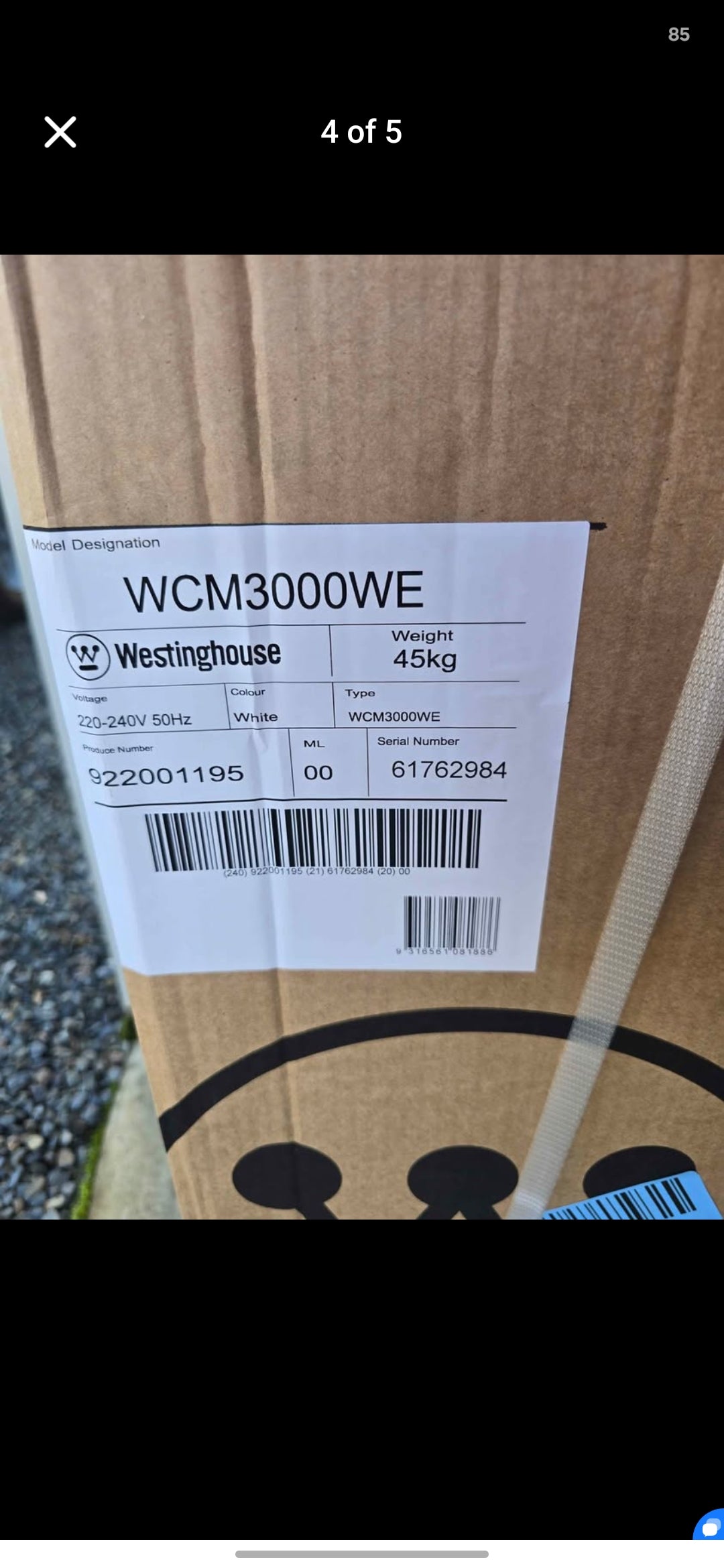 Brand New Chest Freezer 300L Westinghouse