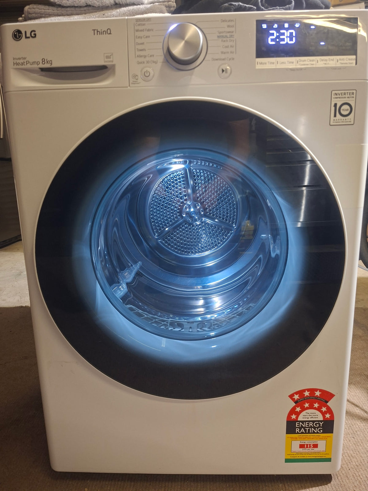 Lg Heat Pump 8kg Dryer