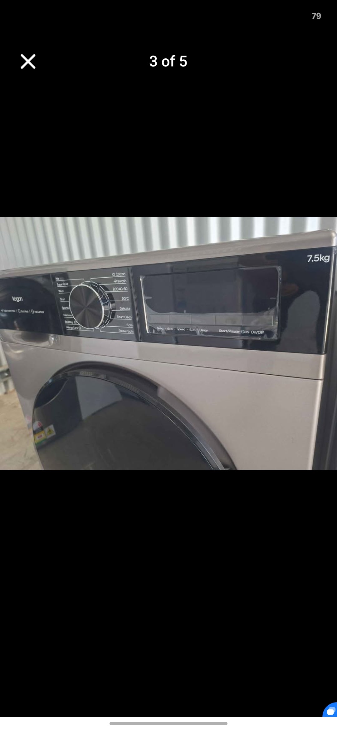 New 7.5kg Kogan Front Load Washer