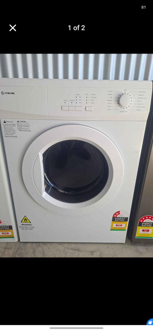 New 7KG Vented Dryer Stirling