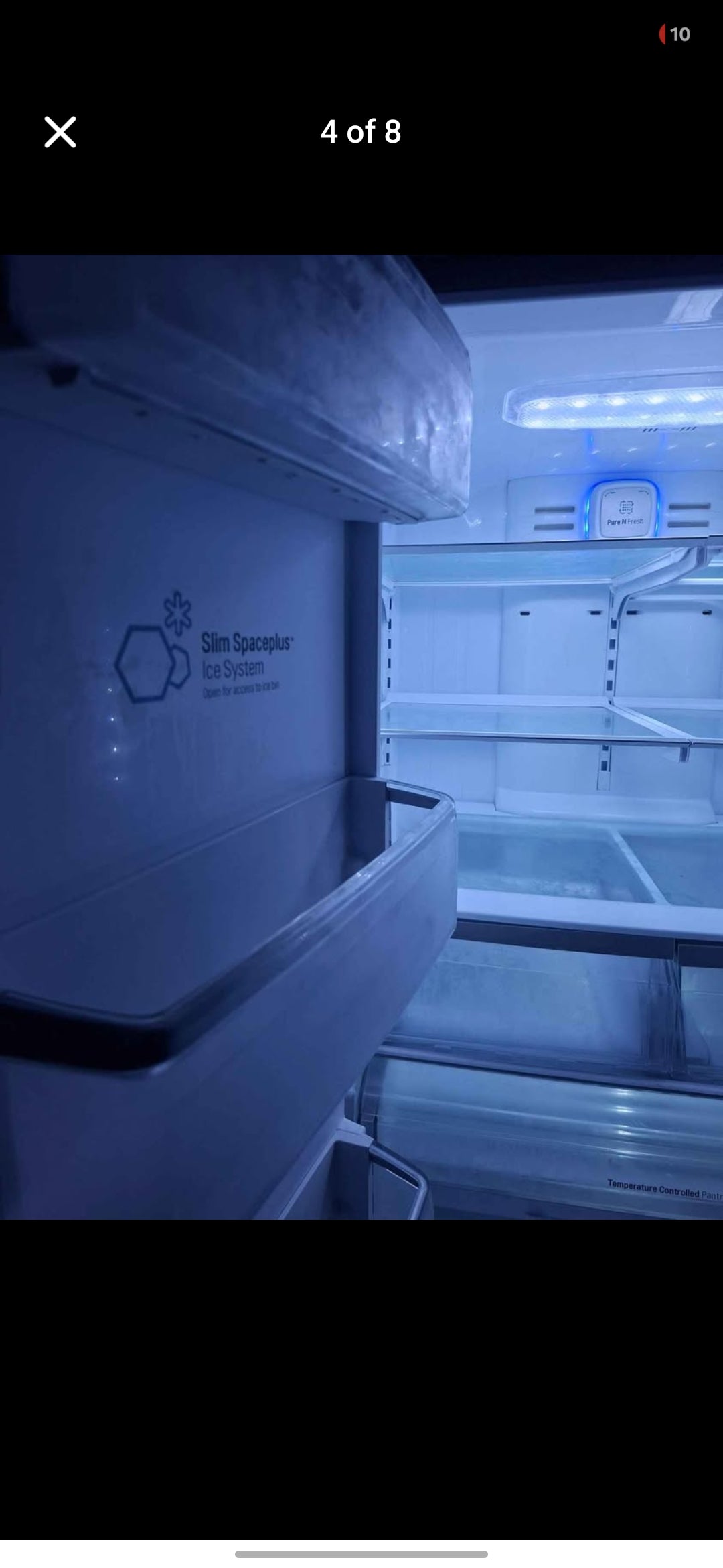 Lg 900L w/water & Ice plumbed fridge freezer