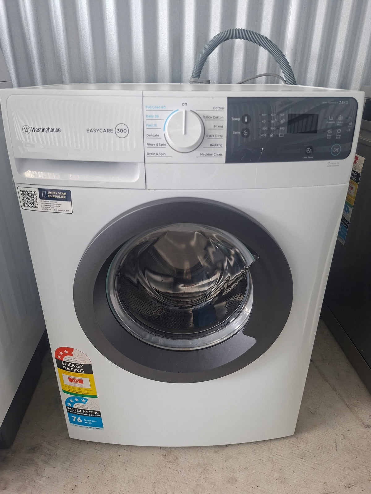 Westinghouse Front Load Washer 7.5kg