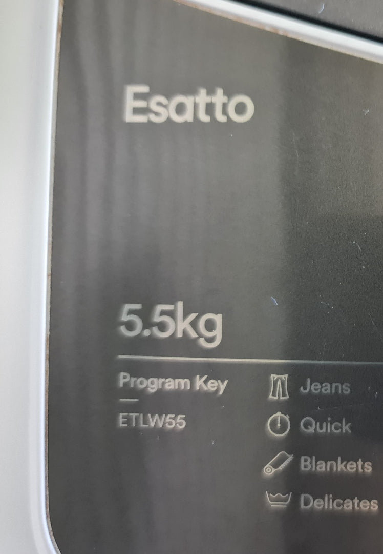 Esatto Near New 5.5kg Top Load Washer