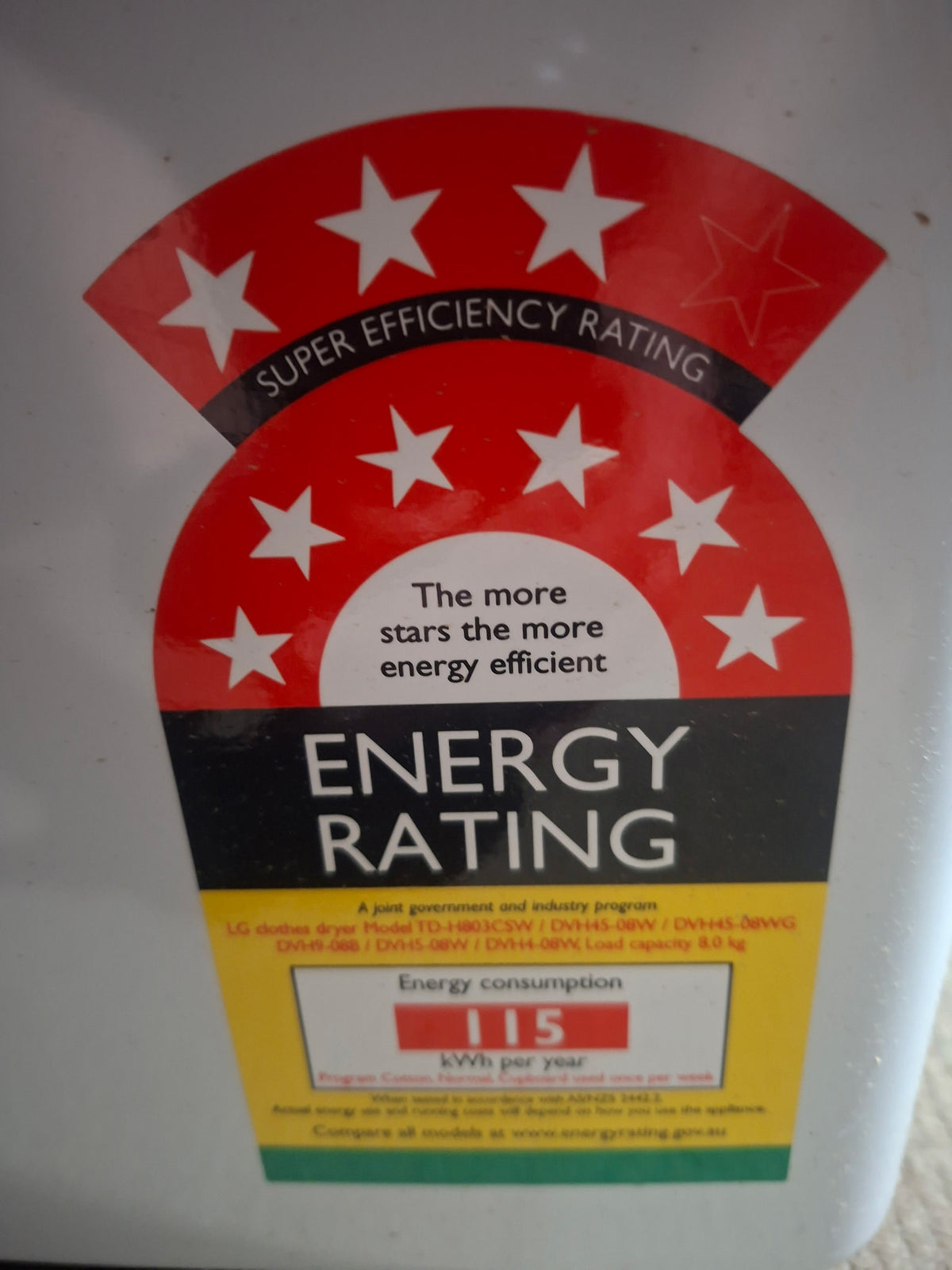 Lg Heat Pump 8kg Dryer